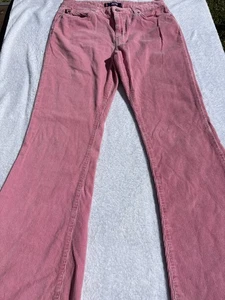 Pantalone Bongo rosa fondo a campana 100% cotone - Foto 1 di 11