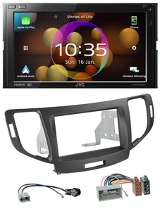 JVC DAB MP3 2DIN Bluetooth USB Autoradio für Honda Accord ab 11 anthrazit - Bild 1 von 9