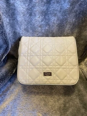 CHRISTIAN DIOR белый выстеганный мешок/косметика сумка/клатч совершенно новый - Изображение 1 из 4