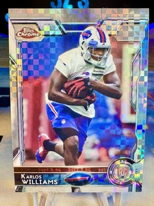 2015 Karlos Williams Topps Chrome X-Fractor Rookie Card #141 Buffalo Bills - Picture 1 of 2