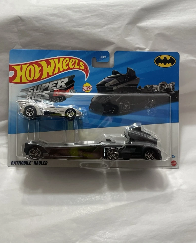 2025 Hot Wheels Super Rigs Batmobile Hauler With Chrome Batmobile  - Image 1 of 2