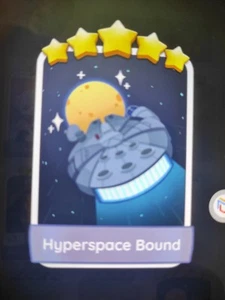 Hyperspace Bound Set 15 5 Star Direzione Iperspazio Mono_poly Stickers - Foto 1 di 1