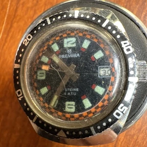 Vintage Premira, Diver 4ATU, 17 Jewels Diver - NUR FÜR TEILE oder Reparatur - Bild 1 von 10