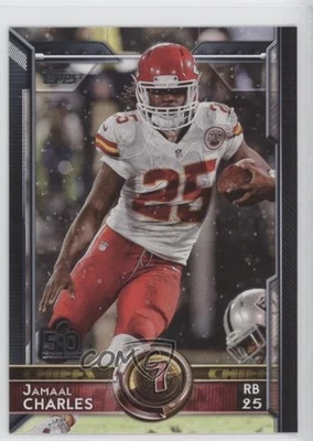 2015 Topps Topp 60 Topps.com Online Exclusive NFL 50th Super Bowl Jamaal Charles - Image 1 of 2