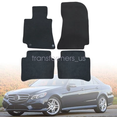 Alfombrillas de terciopelo de repuesto para Mercedes-Benz W212 Clase E 2010-2016 Foto 1 de 4