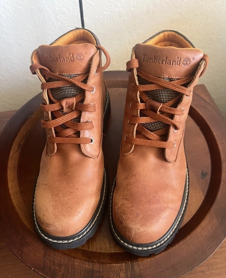 Botas Timberland Talla 10 M Ellendale Medio Cuero Con Cordones Senderismo Gorpcore Chukka Foto 1 de 4