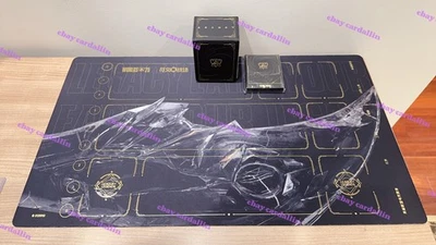 Alfombra de juego china Riftbound 2025 League of Legends TCG y funda para cartas y caja de almacenamiento Foto 1 de 2