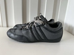Tenis de Entrenador Para Hombres Adidas Yohji Yamamoto Y-3 Boxeo Cuero Negro Gris Reino Unido 8 - Imagen 1 de 12