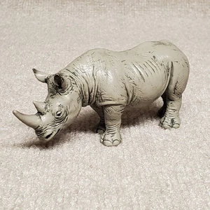 Schleich Germania 2001 adulto rinoceronte animale statuina giocattolo fauna selvatica safari zoo vintage - Foto 1 di 4