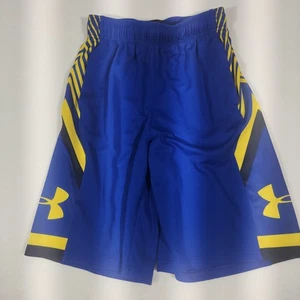 Under Armour Mens Basketball Shorts Medium Loose 12" Blue - Picture 1 of 8