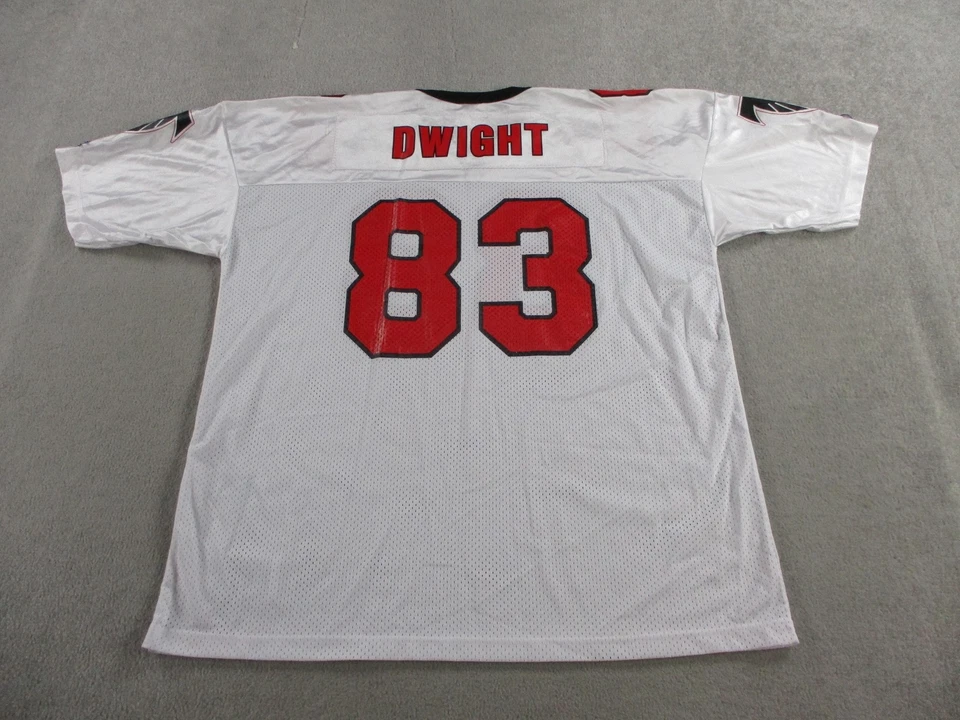 Vintage Atlanta Falcons Jersey Mens XXL White Tim Dwight NFL Football Champion - Image 1 of 4