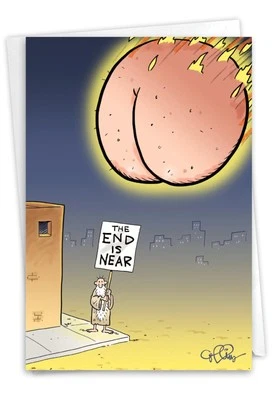 Humor Funny The End Birthday Card - Friend Her Him Nobleworks - Image 1 of 3