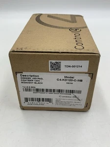 Control 4 Dimmer Keypad C4-KD120-C-MB Midnight Black 120v - Picture 1 of 7