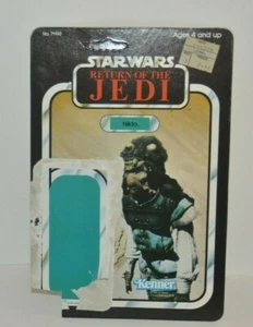 Vintage Star Wars Card Back NIkto Il ritorno dello Jedi Kenner 1983 Aa3 - Foto 1 di 7