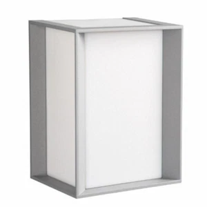 Massive Energiespar Wandaussenleuchte Aussenleuchte 21cm Grau EEK B IP44 E27 - Bild 1 von 2