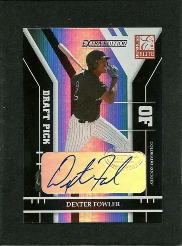 Dexter Fowler Cubs 2004 Donruss Elite дополнительное издание дебютант с автографом rC /623 КОЛИЧЕСТВО - Изображение 1 из 1