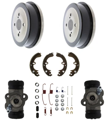 Brake Drums Shoes & Cylinders Kit REAR for Chevy PRIZM Toyota COROLLA 1998-02 - Image 1 of 4