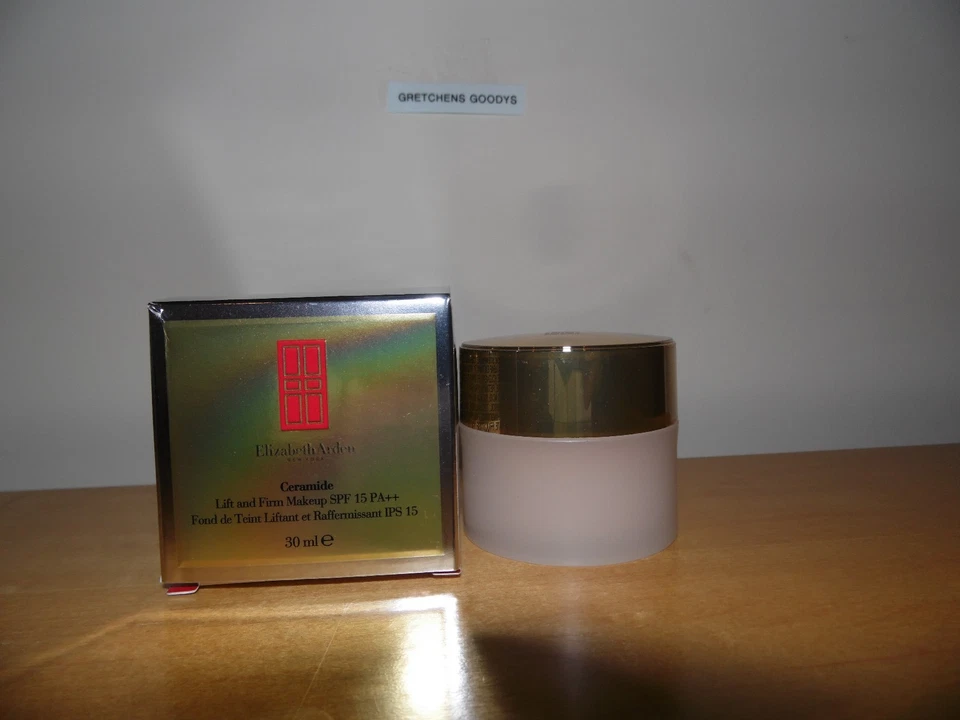 ELIZABETH ARDEN CERAMIDE LIFT & FIRM MAKEUP WARM BISQUE #20 NIB SEALED BOX 1 OZ - Image 1 of 1