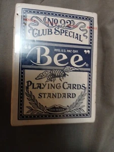 BIENE N°. 92 Club US Co. Playing Cards Made In Ohio USA Sealed Deck Back No. 67 - Bild 1 von 17