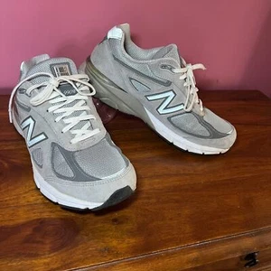 New Balance 990v4 Made in USA Grey Silver Womens 10 Running Sneakers - Picture 1 of 10
