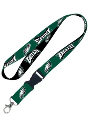 Lanyard Key Chain W/ Detachable Buckle - Philadelphia Eagles NFL 2-Tone - Image 1 of 2