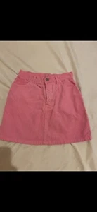 Brandy Melville John Galt Rock Bubblegum Rosa Cord Mini - Bild 1 von 3