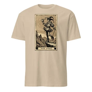 Der Narr Tarotkarte Shirt Hofnarr Gothic Horror T-Shirt Gr. S-3XL Geschenk - Bild 1 von 13