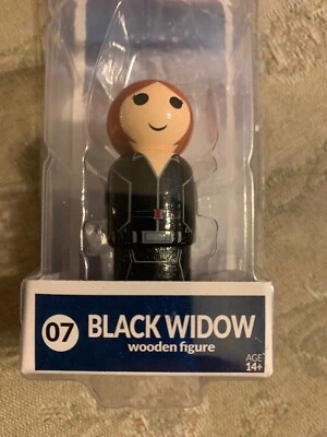 Pin Mate 07 Viuda Negra Capitán América Guerra Civil Figura Madera Vengadores (Nuevo) Foto 1 de 4
