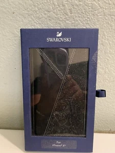 Swarovski IPhone X wallet case with one credit card pocket and mirror. - Picture 1 of 8