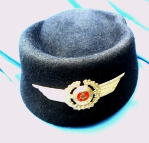 RDA NVA Marina Aviador Mujer Uniforme Gorro - " MUJERES" Grano de café 48 o.50 - Imagen 1 de 5