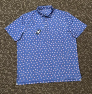MEN’S JOHNNIE-O x CUBS GOLF POLO Size XXL Performance Shirt 2XL New With Tags🔥 - Picture 1 of 12