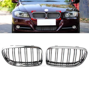 Front Kidney Grill Grille For BMW 3 Series E90 E91 08-12 51137201969 51137201970 - Picture 1 of 11