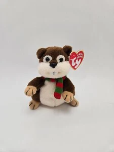 TY Jingle Beanie “Yule” the Beaver (4.5 inch) - Picture 1 of 4