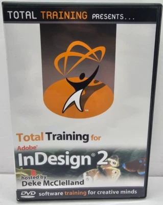 Total Training for Adobe InDesign 2 DVD CD-ROM 2002 Opened Never Used - Image 1 of 4