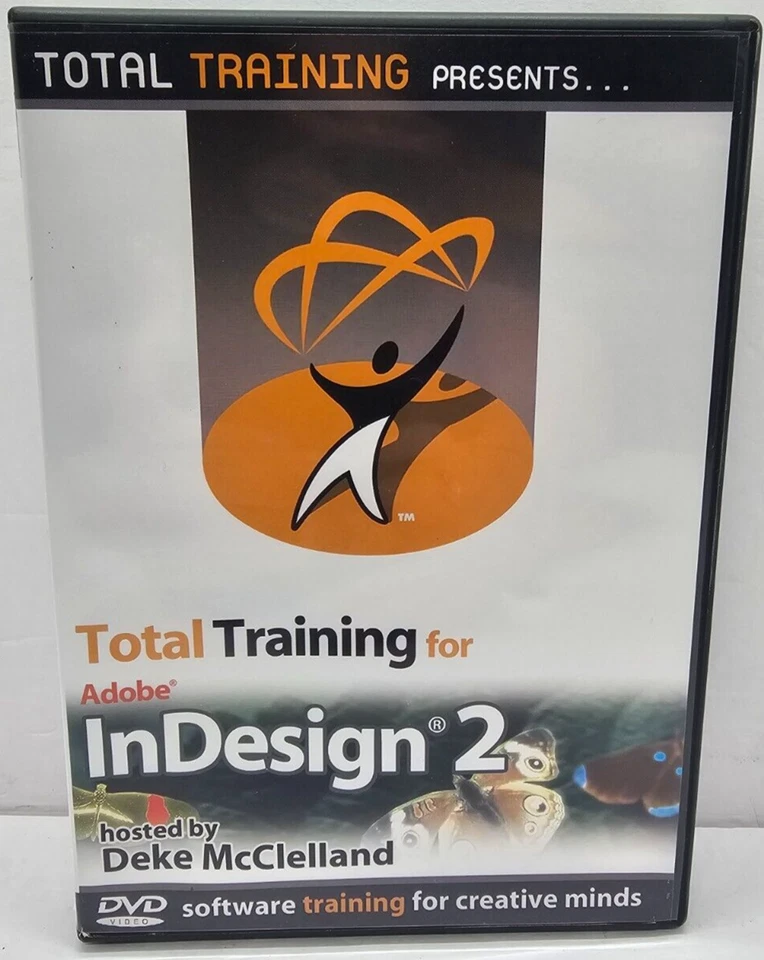 Total Training for Adobe InDesign 2 DVD CD-ROM 2002 Opened Never Used - Image 1 of 4