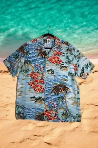 Vintage Kennington LTD Hawaiian Shirt - Men's Large - Picture 1 of 13