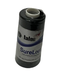 COATS CLARK SureLock Overlock Thread 3,000 yds. Black #568 NEW SEALED - Picture 1 of 3