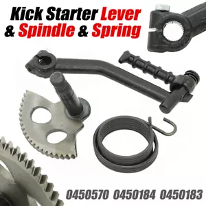 Kick Starter Lever, Spindle & Spring For Polaris Scrambler Sportsman Predator 90 - Picture 1 of 12