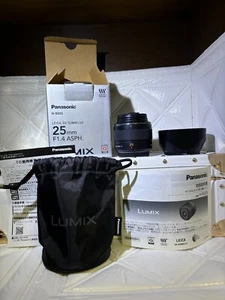 《 MINT in BOX 》Panasonic LEICA DG SUMMILUX 25mm F/1.4 ASPHERICAL From JAPAN🚀🎁 - Picture 1 of 21