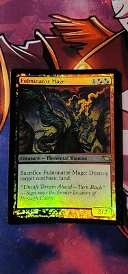 Mtg - Fulminator Mage - Shadowmoor - Foil Rare - LP- - Image 1 of 4