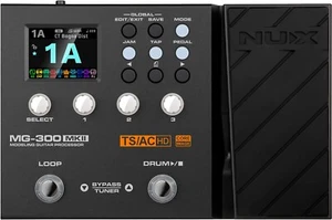 MULTI-EFFETS GUITARE COMPACT 2 SWITCH + PEDALE D'EXPRESSIONUX MG300-MK2 - Picture 1 of 10