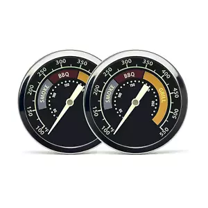 Grill Smoker Thermometer Glow in Dark Dial BBQ Temp Gauge for Oklahoma Joe 2-pk - Picture 1 of 6
