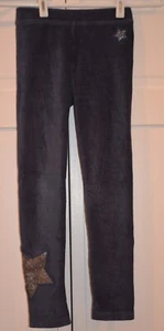 Girl's J Crew Crewcut Pants Leggings Size 7 Years, Corduroy Blue w/ Star, Good - Picture 1 of 4