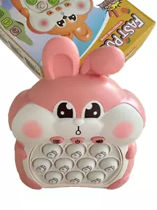 Rabbit Pop it Fidget Toy Cute Pink Boy & Girl Fast Push Game Pressure Release - Bild 1 von 9