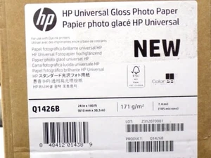 HP Q1426B Universal Fotopapier Hochglänzend Gloss Photo Paper 610mm 30m 171g/m² - Bild 1 von 1