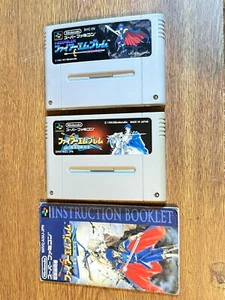 NINTENDO SUPER FAMICOM Lot 2 Nintendo Super Famicom Fire Emblem Monsho Seisen - Picture 1 of 4
