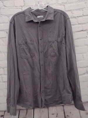 32 Degrees Cool Button Down Shirt, Men, Gray, Large - Image 1 of 4