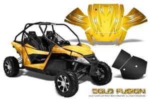 ARCTIC CAT WILDCAT UTV 2012-2016 GRAPHICS KIT WRAP CREATORX DECALS CF YELLOW - Bild 1 von 1