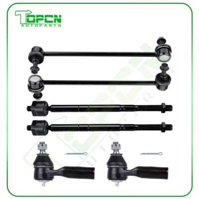 6x Front Steering Sway Bar Inner Outer Tie Rod End For 2008-2009 Ford Escape - Image 1 of 4