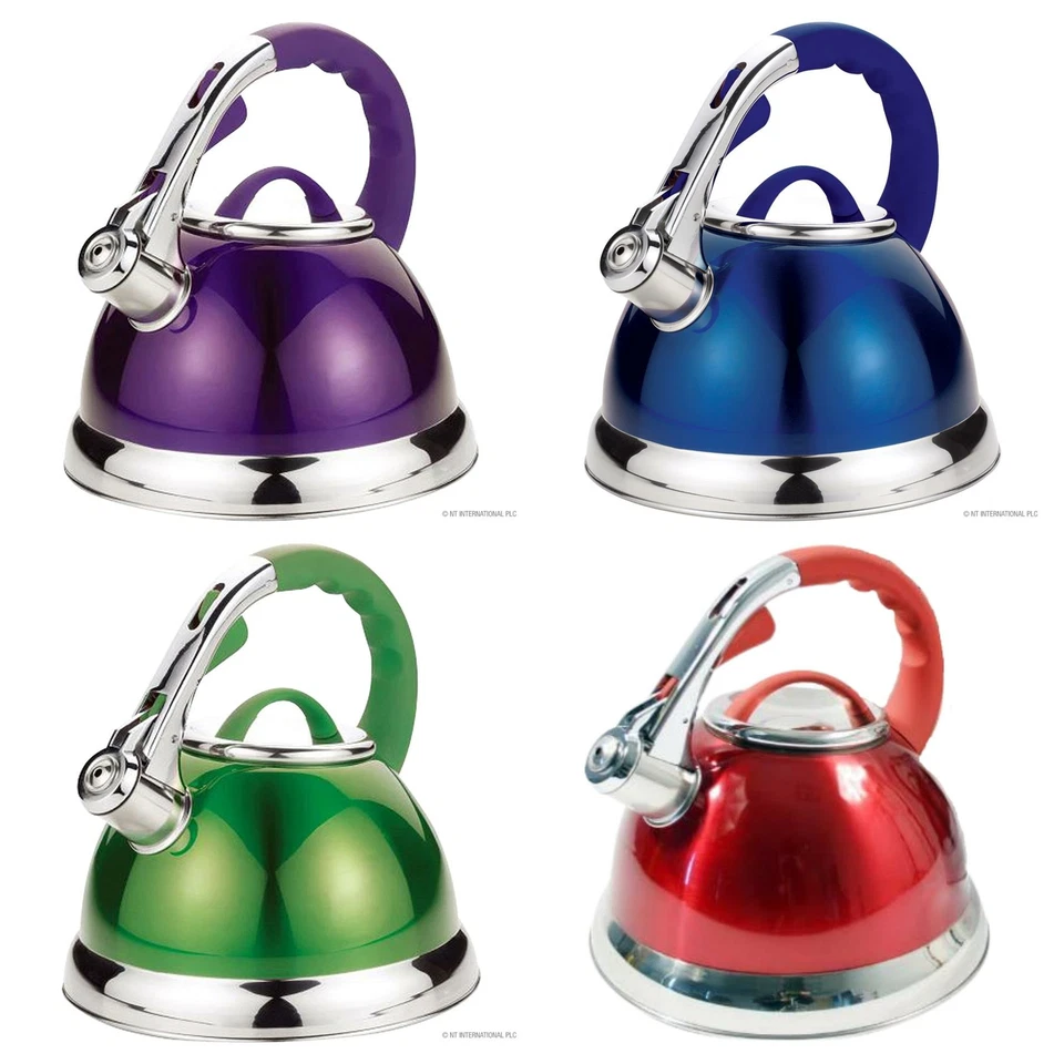 3.5L Stainless Steel Whistling Kettle Gas Electric Induction Hobs Home Camping - Image 1 of 1